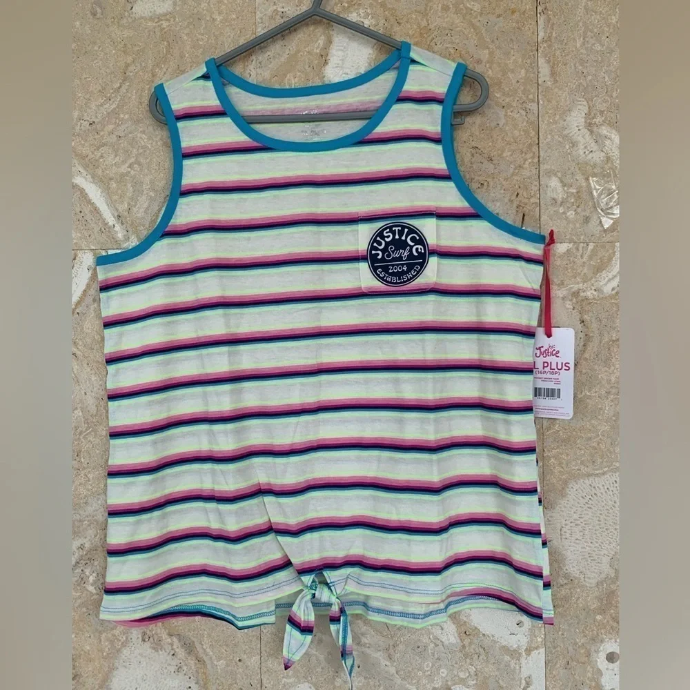 Justice Girl’s Plus Sleeveless Shirt